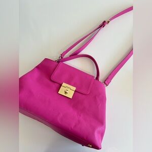 Charming Charlie‎ Carry it all Pink Crossbody Bag Adjustable Strap